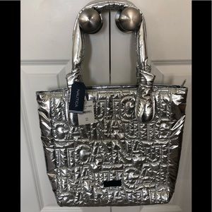 Nautica Chrome Quilted Tote